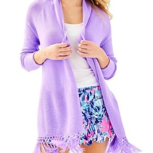 Lilly Pulitzer - Tatum Cardigan ( Purple )